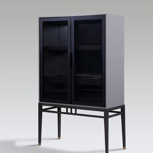 Hotel Glass Wine Cabinet